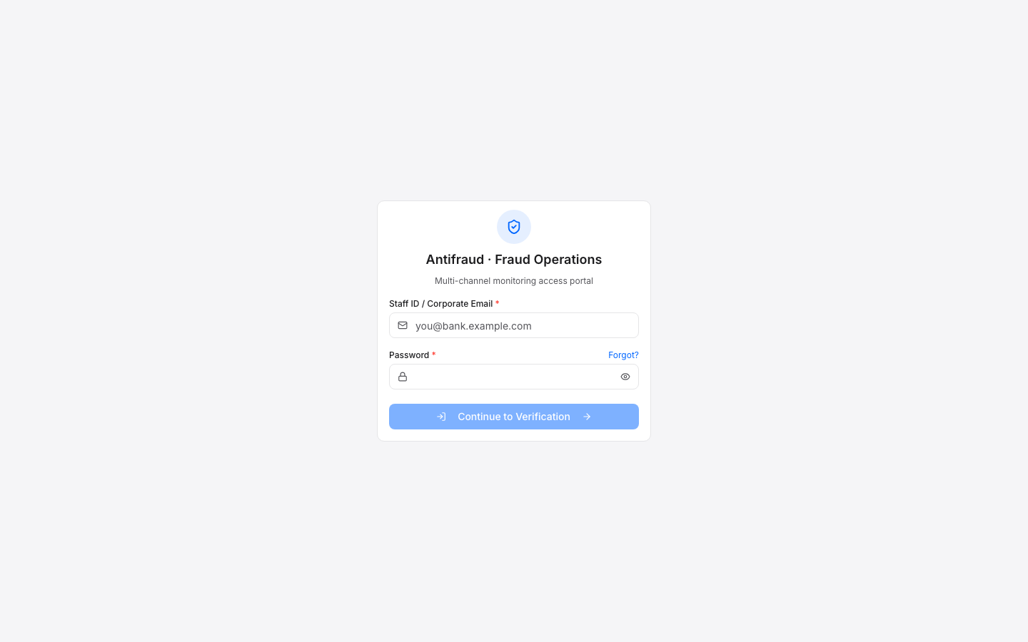 Kupinga sign-in page
