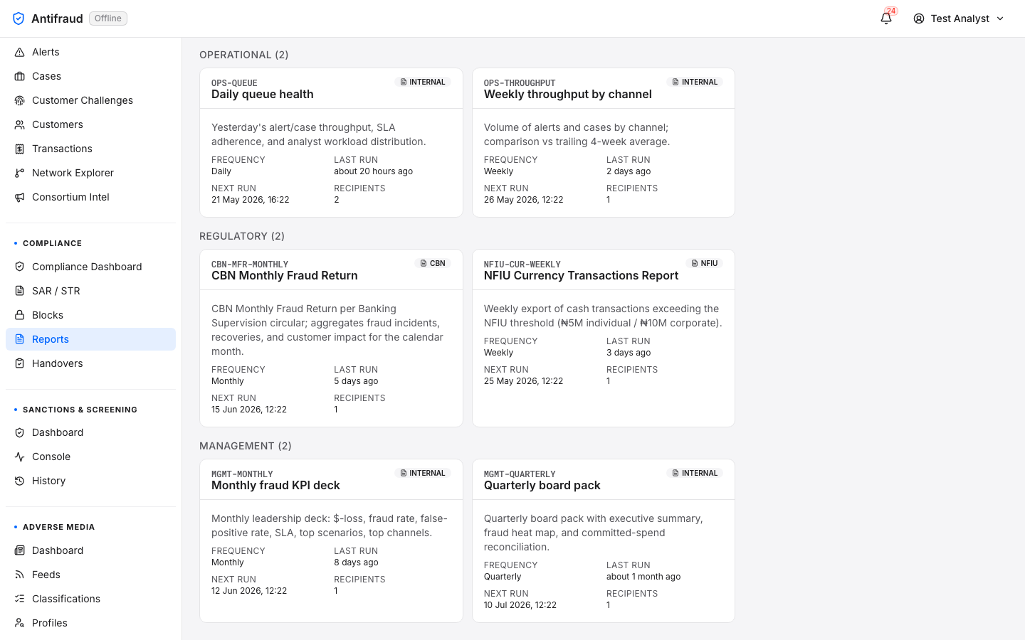 Reports catalogue — bottom