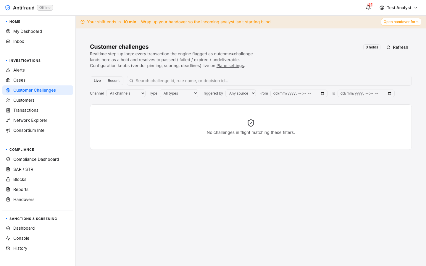 Customer challenges