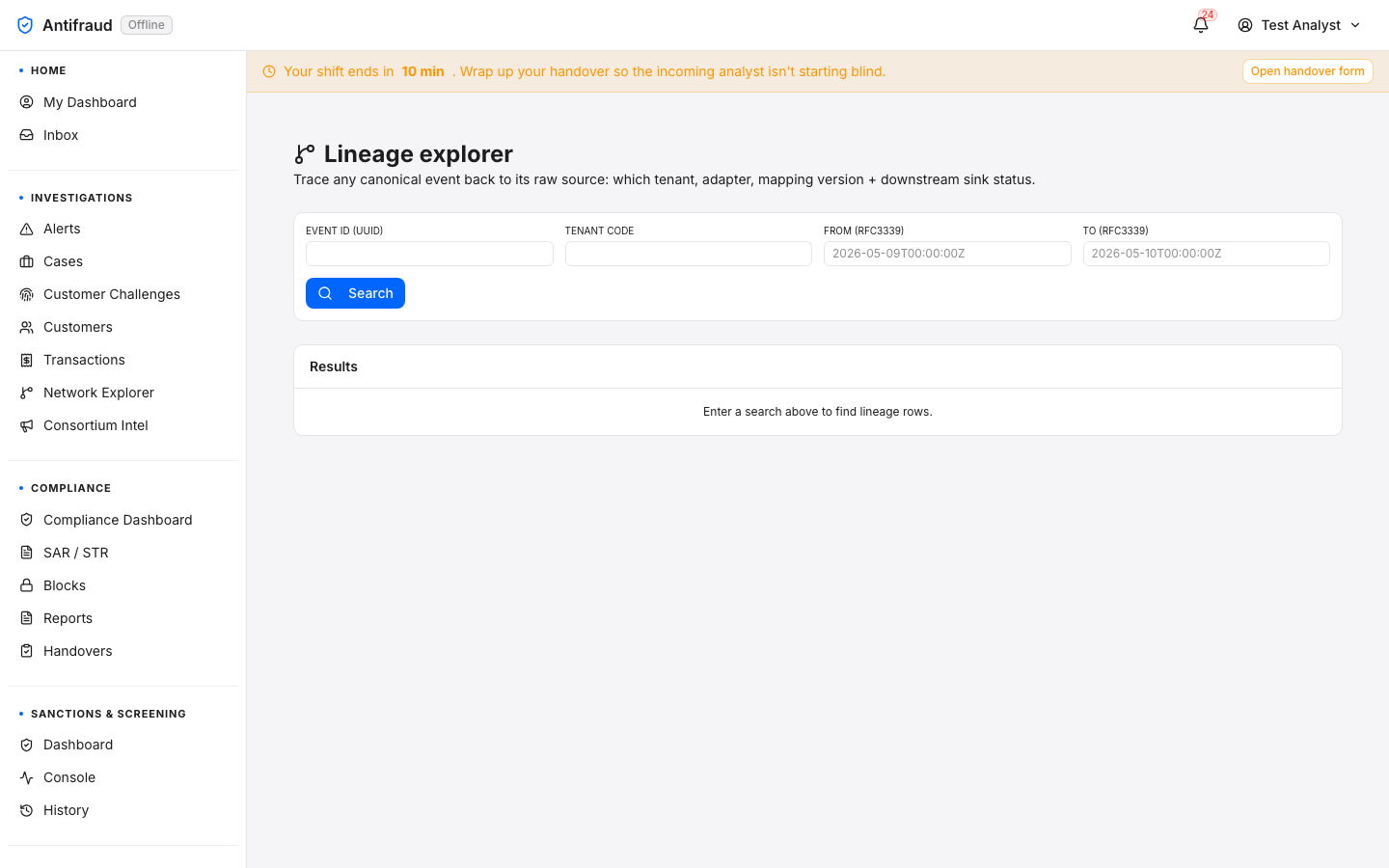 Lineage explorer